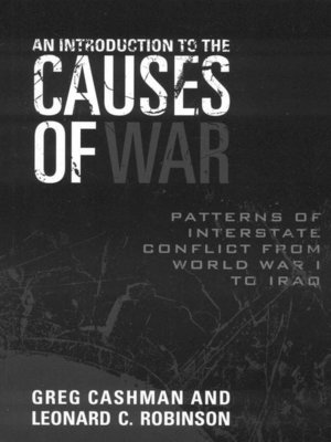 cover image of An Introduction to the Causes of War